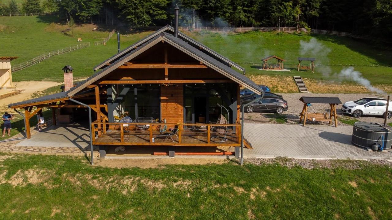 Valley House Cabana Cu Priveliste De Vis Sita Buzaului Exterior foto